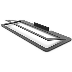 Kanto S10 Low-Profile Angled Sound Bar and Center Channel Speaker Stand for Home Theater | Supports up to 8.6 kg | Reduces Unwanted Resonance | Black