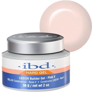 IBD Hard Gel - LED/UV Builder Gel Pink V, 1 verpakking (1 x 56 g) - MADE IN USA - Thuis nagels maken - zonder afspraken en lawaaierige nagelsalons