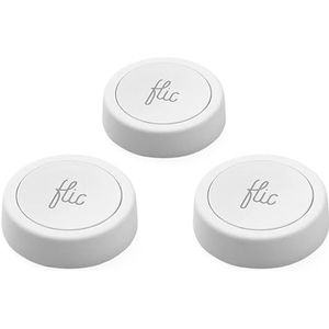 Flic 2 Button 3pack - Smart Home Control and Smart Phone control Buttons - Works With Hue, LIFX, IKEA Trådfri, Sonos, Spotify, IFTTT and much more