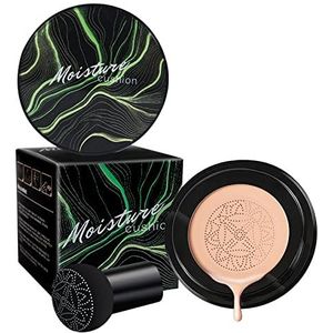 xiaoguozi Cc Cream Foundation for All Skin, Air Cushion Foundation met sterke dekking, langdurige natuurlijke BB-crème, vochtinbrengende padding Head Air Cushion Foundation