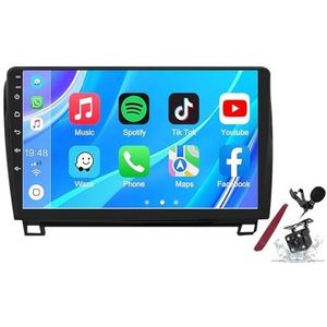 Android 14 Autoradio Stereo voor T-oyota Tundra (2007-2013) 9 ""Touchscreen Multimedia Speler met Draadloze Carplay 2 Din GPS Sat Navigatie FM RDS Bluetooth 5G-WiFi SWC DSP,M100s