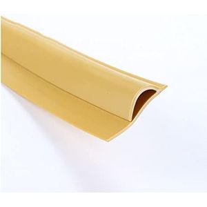 Vloerovergangsstrip PVC-vloerovergangsstrip naar tegel, zelfklevende flexibele tapijtrandstrip for thuis/kantoor/slaapkamer vloerrandstrip(Light Yellow,Length 4m/157in)