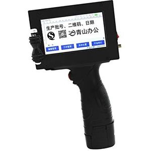 Handbediende Printer, 25.4mm handheld inkjetprinter, kleine printer, productiedatum, houdbaarheid, logo-printer, sneldrogende inkt Altijd Afdrukken