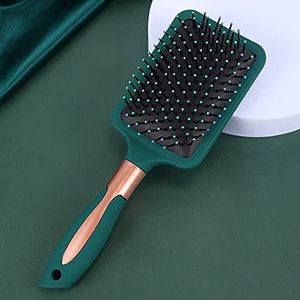 Xizhiwan haarborstel antistatische massage met siliconen pad basis nylon borstelharen föhnen haarborstel styling kam geschikt voor alle droge en natte haartypes van mannen, vrouwen, volwassenen en