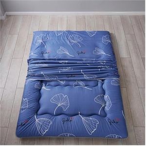 Mattress Topper Queen, Dikke Tatami-matras, studentenslaapzaalmatras, slaapmat met enkele en dubbele vloer, opvouwbare matras met verwijderbare matras (Color : Style13, Size : 180 * 200CM_10CM)