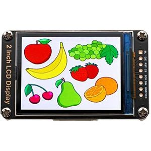 SEENGREAT 2.0 ""LCD-schermmodule 240x320 resolutie 262K kleuren LCD IPS-scherm Ingebouwde ST7789V-driver, met behulp van 4-draads SPI-interface, compatibel voor Raspberry Pi