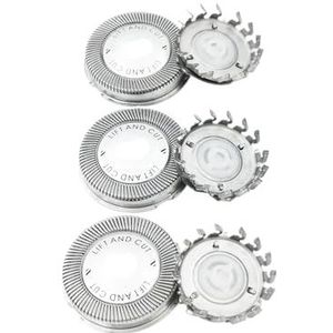 Vervangende kop voor scheerapparaat Philips HQ3, HQ4, HQ54, HQ56, HQ55, HQ851, HQ912, HQ136, HQ6900, HQ6940, HQ6868 en HQ6970, 3 stuks