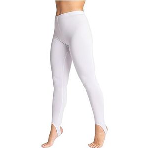 Bellivalini Thermisch gevoerde dames legging voor de winter BLV50-274 (Wit, XL)