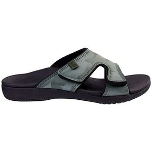 Spenco Kholo Camo schuifsandalen voor dames, Dusty Green., 38.5 EU Breed