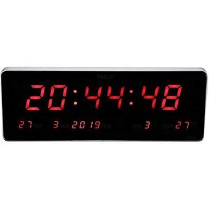 Ongoion wekker, digitaal LED kalenderklok temperatuur wandklokken EU stekker 110-240V LED Snooze muur bureau wekker digitale LED wekker