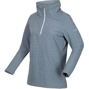 Regatta Dames Kizmit Fleece met halve rits, IJsgrijs tweekleurig, 42