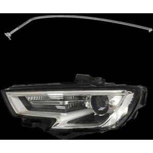 Koplamp Schaduw Voor Audi A3 2017 2018 2019 2020 Xenon Drl Koplamp Lichtgeleider Plaat Dagrijverlichting Buis Auto Dagrijverlichting bar Koplamp Shell (Size : 2pcs left and right)