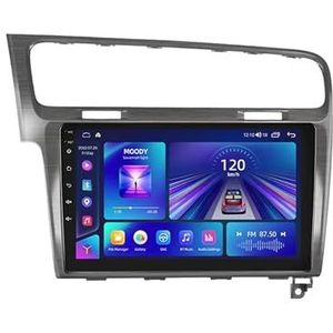 Android autoradio voor Volkswagen Golf 7 2013-2018, 9 inch touchscreen autoradio Autoaccessoires met GPS Bluetooth FM RDS HiFi WiFi(F5 6+128G)