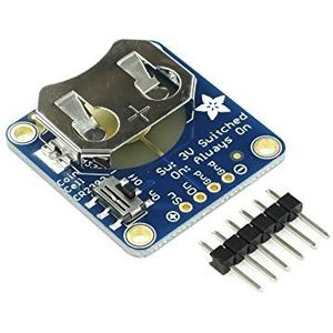 Adafruit 20mm Coin Cell Breakout w/On-Off Switch met CR2032 Battery Holder Aan/Off Switch en 0.1"" Pitch Pins Geweldig voor het Powering Low-Current Projects Voeg een Backup Circuit toe aan een Real-time Clock 1871
