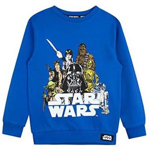 Star Wars Sweatshirt voor jongens, Blauw, 5-6 Jaren