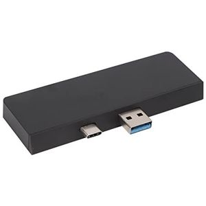 USB C-dockingstation, Zakelijke Compacte Draagbare USB C-hub (Zwart)