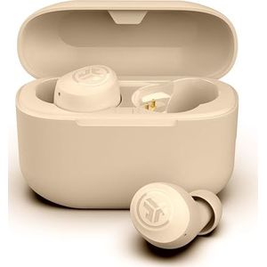 JLab Go Air Tones+ True Wireless Oordopjes, Bluetooth Draadloze Hoofdtelefoon en 35+H speeltijd, oplaadstation, Microfoon, JLab App en de Kleinste Pasvorm Ooit, Tone 155