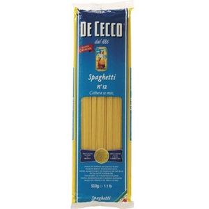 3x De Cecco pasta 'Spaghetti' n.12, 500 g