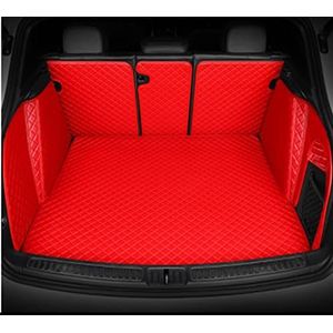 Kofferbak Mat Achter Voor Ford Voor Edge 2014-2009 Kofferbak Matten Leer Auto Covers Tapijten Exterieur Tapijt Pads Accessoires Kofferbakmatten(Rood,All cover)
