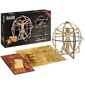 Revell RV00519 00519 519 1:16 Vitruv Man (Leonardo da Vinci 500ste verjaardag) Houten modelbouwpakket, kunststof, diverse