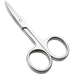 Professionele nagelschaar gebogen - voetnagelschaar - nagelschaar voor handen en tenen - vingernagels knippen - extra scherpe nagelschaar met gebogen snijkant voor vinger- en teennagels