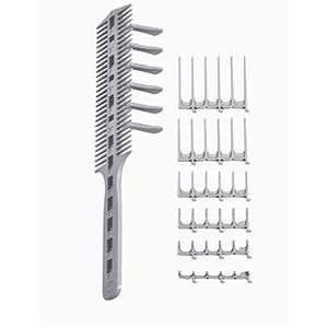 De Originele CombPal Haar Knip Tool Haar Stylist Kapper Kapsel Kamgeleiderset (Grijs)