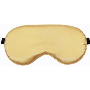 UYFRD Slaapmasker Zijde Oog Droom Nachtmasker Cover Zachte Relax Ogen Bandage Slapen Blinddoek voor Vrouwen Mannen Nachtdutje Relaxed Nap(Goud)