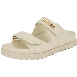 GUESS Fabulon sandaal voor dames, Ivoor 150, 36.5 EU