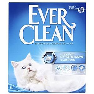 Ever Clean Extra sterke klonterende, ongeparfumeerde kattenbakvulling, 6 liter