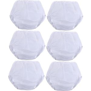 Plastic broek voor volwassenen, incontinentieslips, waterdichte anti-uitloop veiligheidsbroek, wasbaar, herbruikbare PE luierbroek, eenvoudig aan en uit te trekken, beschermingsbroek ouderen,