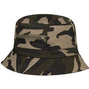 Lipodo Camouflage Bucket Vissershoed Dames/Heren - zonnehoed zomer hoed hengelaar voor Lente/Zomer - M (57-58 cm) camouflage