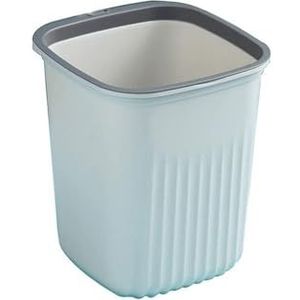 Afvalbak Geen Deksel Vierkante Vuilnisbak,Voor Badkamer,Keuken,Kantoor-Twee Specificaties Afvalmanden (Maat: L beige)