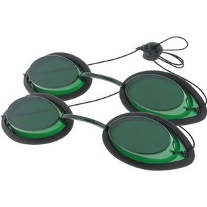 MCWlaser Laserveiligheidsbril, veiligheidsbril, IPL-laserveiligheidsbril, voor schoonheidskliniek, schoonheidsinstrument, oogbescherming, bruiningsbril, oogklep voor uv-infrarood led-lichttherapie