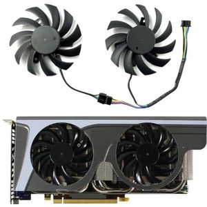 Vervangende ventilator voor MSI voor GeForce N580 570 560 560ti GTX480 465 460 Twin grafische kaart