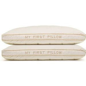 Vitapur Kinderhoofdkussen 40 x 60 cm, set van 2 My First Pillow | verstelbaar kussen | voor alle slaaphoudingen | wasbaar op 60 °C | afneembare vulling | 2 x 40 x 60 cm