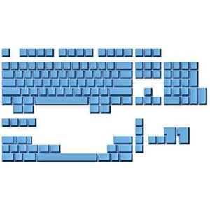 Ranked Lege Premium Keycap-set | 1,4 mm Dikke PBT | Cherry-profiel voor Mechanisch Toetsenbord (Blue Malibu, 139 Toetsen)