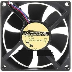 Voor AD0824HB-A70GL DC24V 0.16A 8025 8cm ventilator