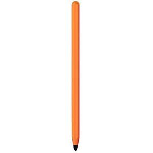 Universele Potlood Stylus Pen Dual Head Touch Capacitieve Scherm Stylus Pen Voor Ipad Tablet Smartphone (oranje)