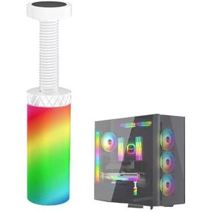 ALWIDA Computer Grafische Kaarthouder | Anti-Sag Houder Beugel Supporter 5V 3pin,Verstelbare Hoogte Anti-Sag Houder Aluminiumlegering Met LED-verlichting Voor PC Helper