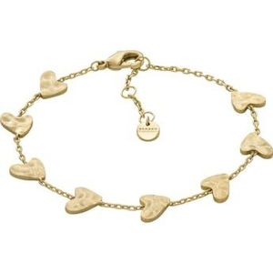 Skagen Damesarmband van roestvrij staal en halfedelmetaal of messing met karabijnsluiting