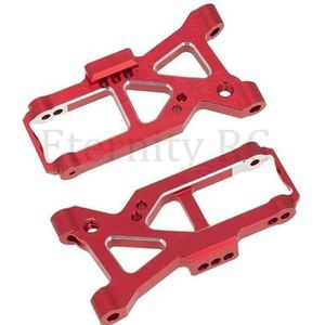 IWBR Upgrade Onderdelen Kit Draagarmen Knuckle Arm Fit for Traxxas 4-Tec 2.0 3.0 4Tec 2.0 VXL 1/10 RC On-road Auto 93054-4 (Size : Rear swing arm red-01)