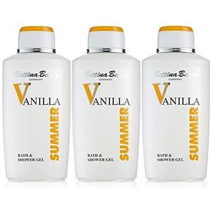 Bettina Barty Summer Vanilla Bath & Shower Gel 3 x 500 ml