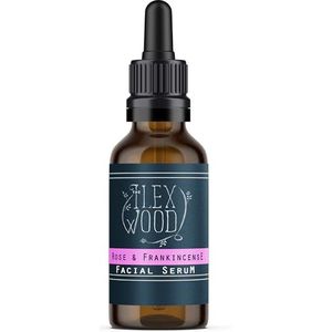 Roos en wierook gezichtsserum. 100% natuurlijk, veganistisch, hydraterend, dierproefvrij, anti-veroudering 20 ml
