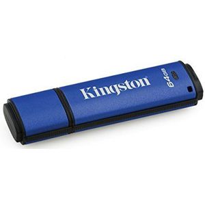 Kingston Technology DataTraveler Vault Privacy 3.0 64GB USB flash drive USB Type-A 3.2 Gen 1 (3.1 Gen 1) Blauw