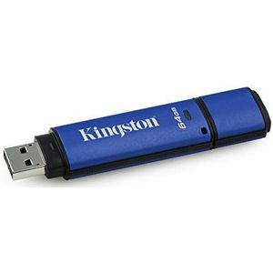 Kingston Dtvp30/64Gb Geheugenstick Usb 3.0, 64Gb, Blauw