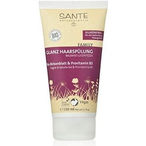 Sante Naturkosmetik Glans haarspoeling biologisch berkenblad-extract 150 ml, per stuk verpakt (1 x 150 ml)