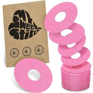 MySweetStitch - 25 x KatheterPatch, Katheterplakker met sterke hechting, Infusiepleister voor insulinepomp-infusieset (bijv. MiniMed, T:slim en Medtronic Guardian), Roze