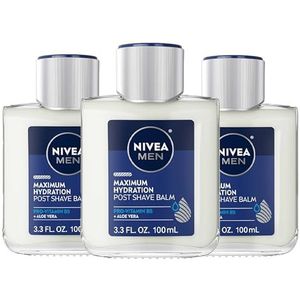 NIVEA MEN Originele aanvulling niet-vette post scheren balsem, 3.3 oz fles (Pack van 3) door Nivea Men