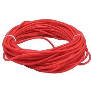Latex rubberen bandbuis, Latexrubberslang Rood 1,6-17 mm 1-3 meter(Id 2mm X 5mm Od,3 Meters)