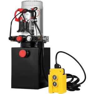 Hydraulische pomp Dubbelwerkende Hydraulische Power Unit 4L Stalen Tank Hydraulische Pomp Power Unit 12V voor Dump Trailer Auto Lifting (Dubbelwerkend C)